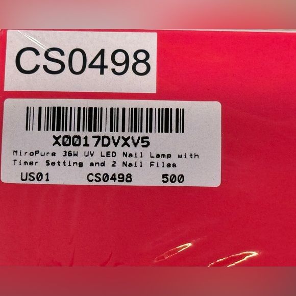 NIB •SEALED* MicroPure 36W UV LED Nail Lamp 💅🏼 - Picture 7 of 8